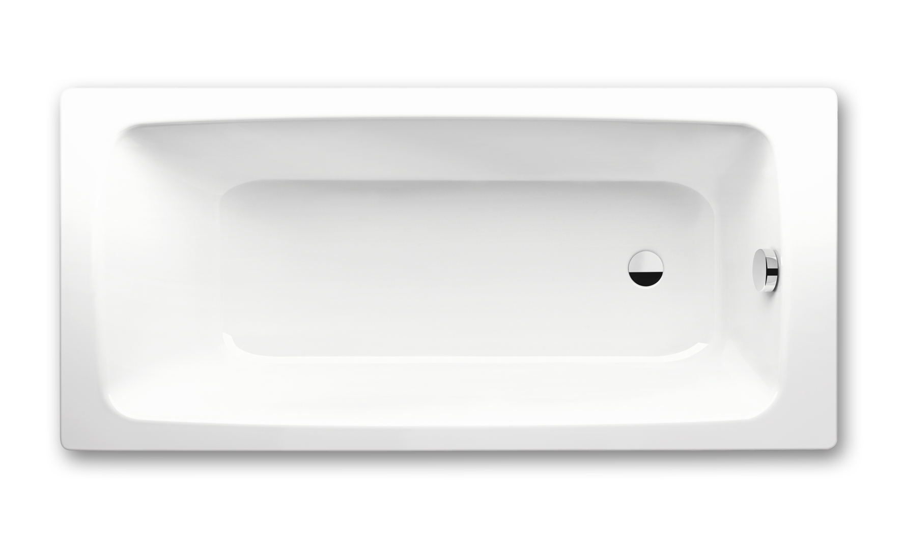 Reisser Rechteck-Badewanne 1700 x 700 x 390 mm Stahl-Email weiß 