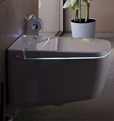 ADRIA Style Dusch-WC mit Beleuchtung und Einstellung der Wassertemperatur